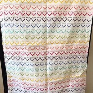 Springs Global USA vintage cotton pillowcases, hearts design